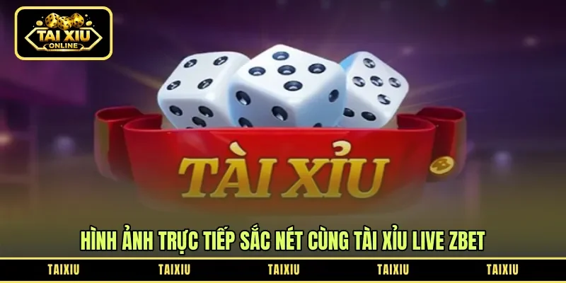 Hình ảnh trực tiếp sắc nét cùng tài xỉu live Zbet