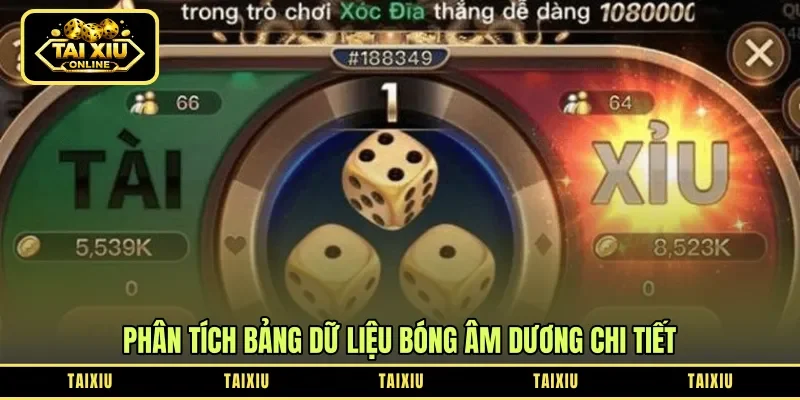 Phân tích bảng dữ liệu bóng âm dương chi tiết