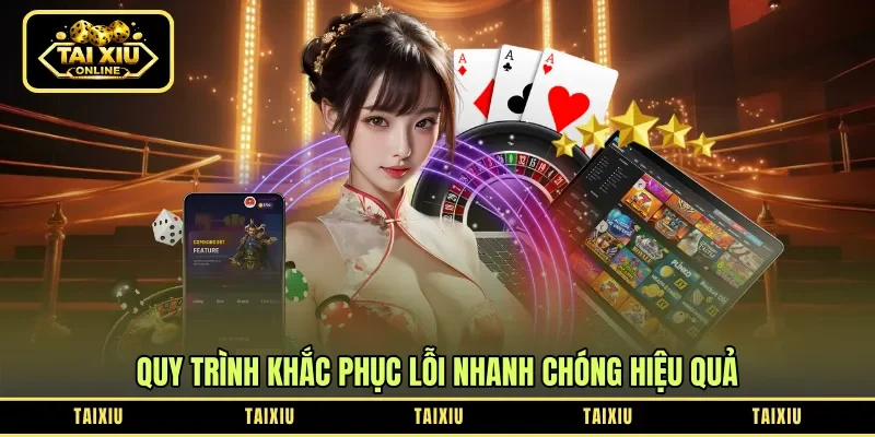 Quy trình khắc phục lỗi nhanh chóng hiệu quả