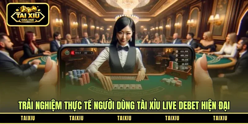 Trải nghiệm thực tế người dùng tài xỉu live Debet hiện đại